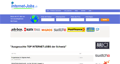 Desktop Screenshot of internet-jobs.ch