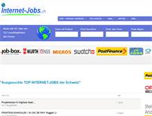 Tablet Screenshot of internet-jobs.ch